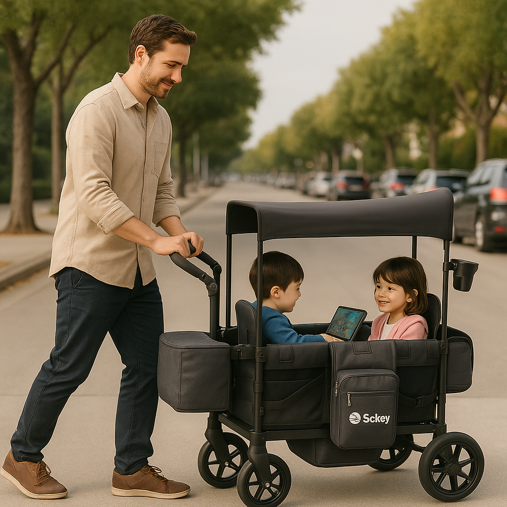 Poussette Chariot Familiale 4-en-1 | Ways
