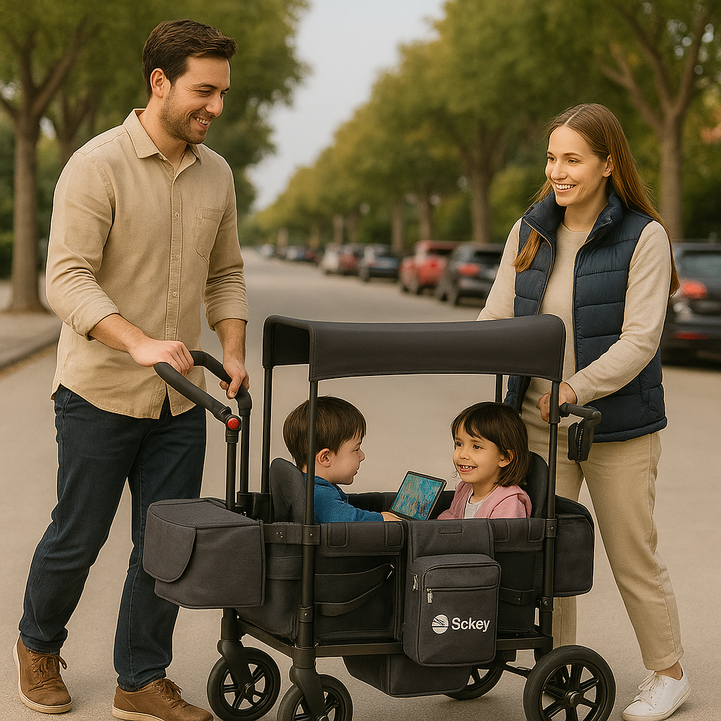 Poussette Chariot Familiale 4-en-1 | Ways
