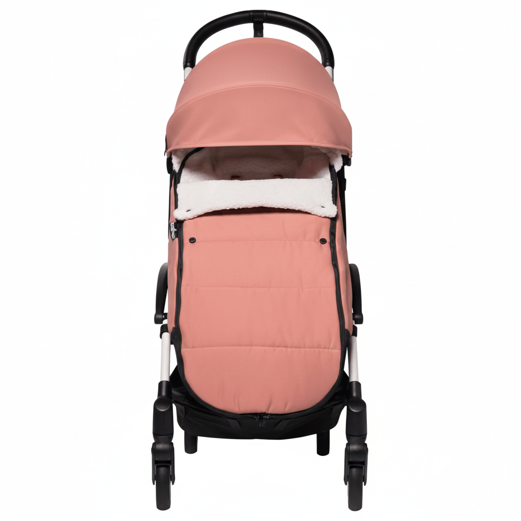 Chancelière poussette | Rose