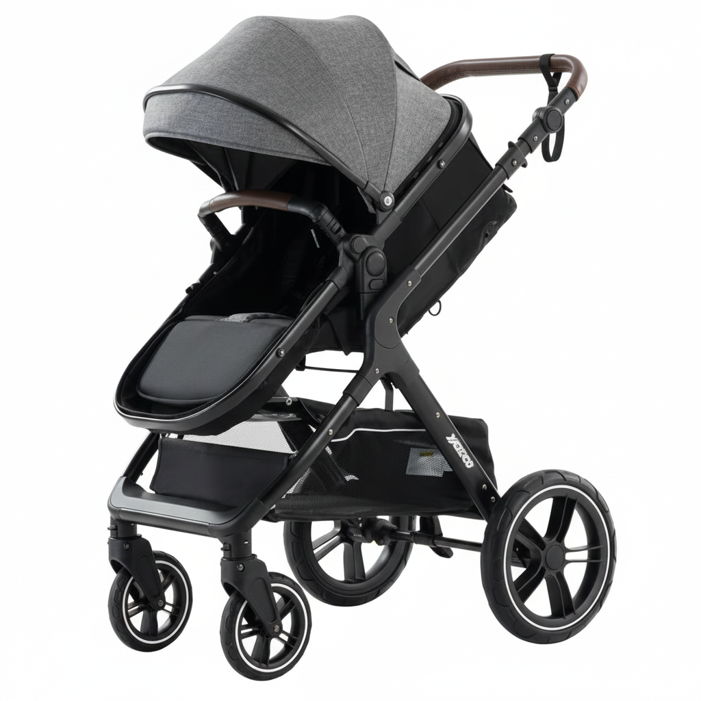 Poussette 3 en 1 | Gris