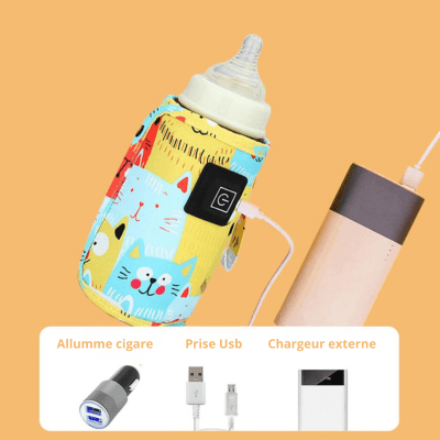 Chauffe-biberon nomade | Cat’Bib