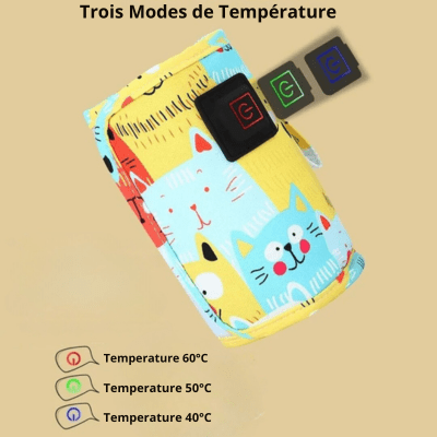Chauffe-biberon nomade | Cat’Bib