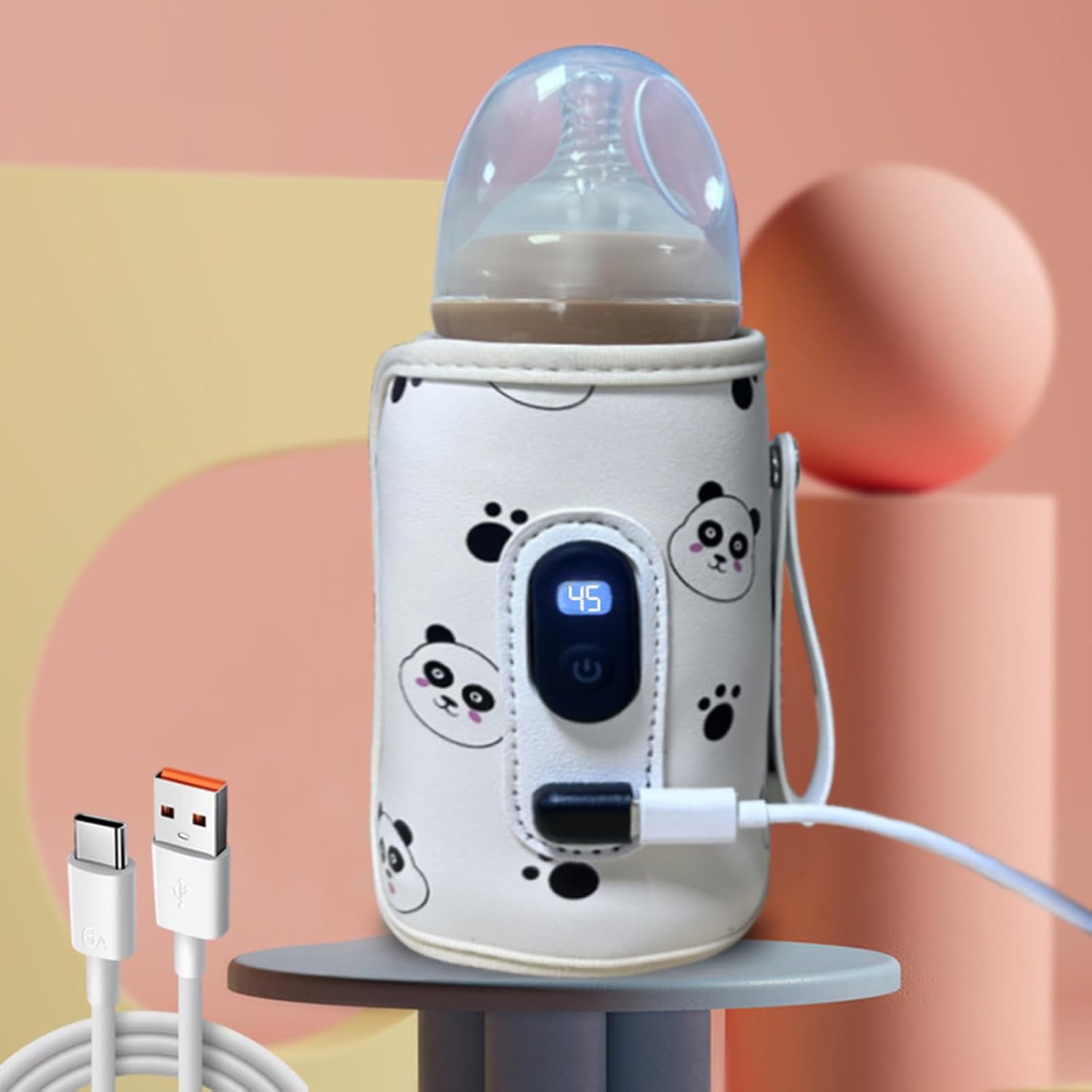 Chauffe-biberon portable | Panda’Bib