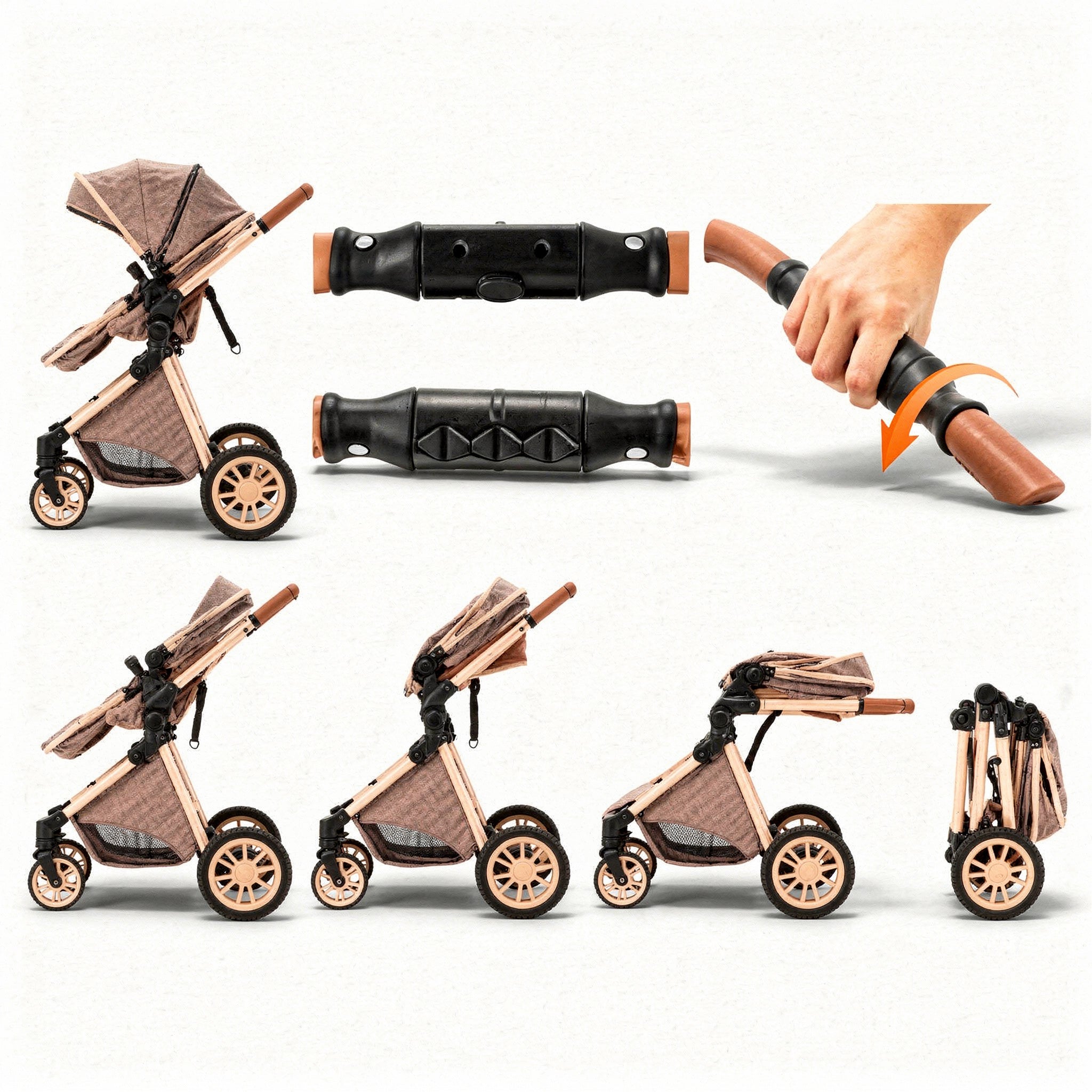 Poussette 3 en 1 | Beige