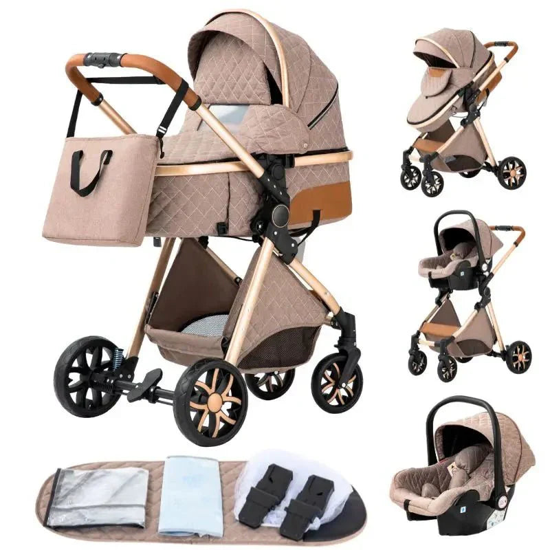 Poussette 3 en 1 | Beige