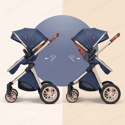 Poussette 3 en 1 | Bleu Rolly