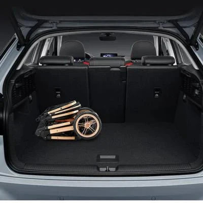 Poussette 3 en 1 | Noir et Or